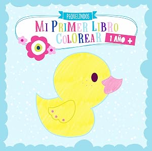 Mi primer libro colorear 1 a&ntilde;o +: PEQUELINDOS cuadernos para colorear ni&ntilde;os con animales, coche, luna y muchos otros dibujos para pintar. Ni&ntilde;os y ni&ntilde;as 1 2 3 a&ntilde;os