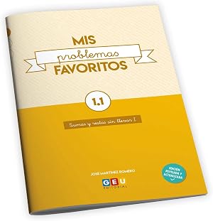 Mis Problemas favoritos 1&ordm; primaria Cuadernillo 1.Sumas y restas Sin llevar I | Editorial Geu (Ni&ntilde;os de 6 a 7 a&ntilde;os)
