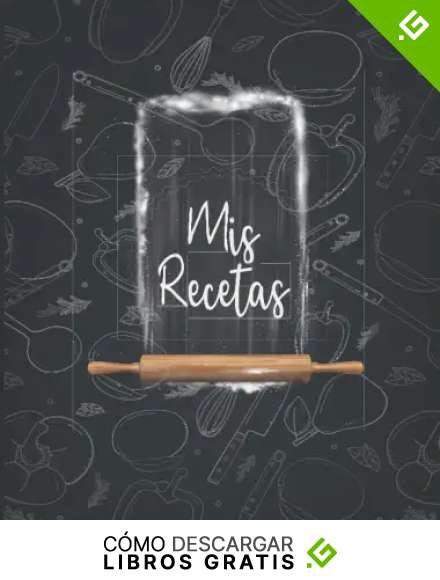 Mis Recetas: Recetario de cocina para escribir | Cuaderno para 125 recetas | Formato A4