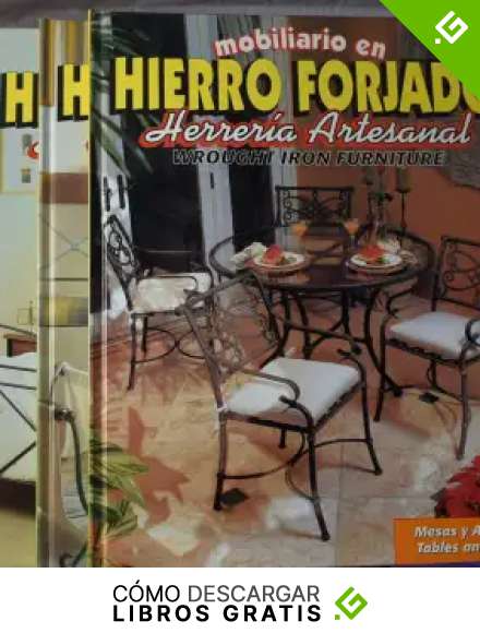 Mobiliario en hierro forjado: 4