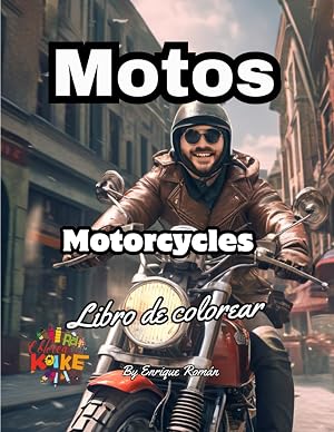 Motos: Motocicletas - Libro de colorear