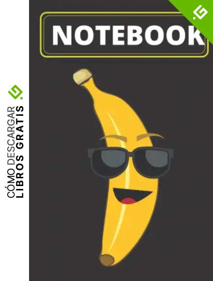 Notebook Banana: Banana with sunglasses - Funny Banana Cool-Cute Banana