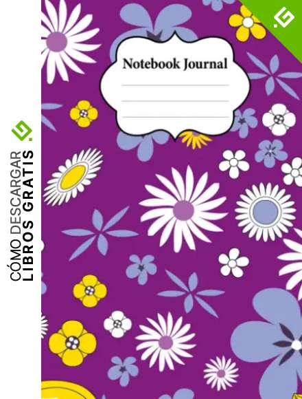 Notebook Journal: Floral Retro Journal Lined for Women, Girls, Students, Teens, for Back to School, Home and College, 6"x 9", 110 Pages