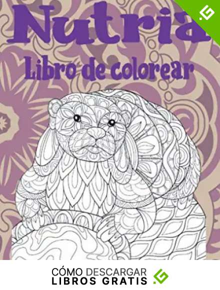 Nutria - Libro de colorear