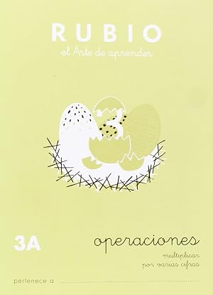 Operaciones RUBIO 3A | Multiplicar por varias cifras