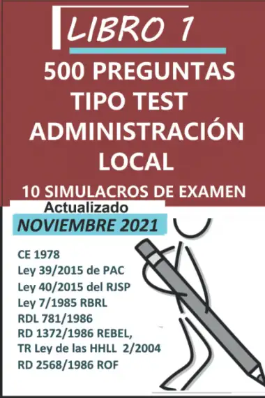 Oposiciones Administraci&oacute;n Local: 10 Simulacros de examen: 2