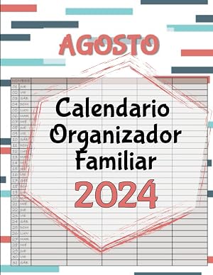 Organizador Familiar 2024 5 Personas: Planificador Familiar 2024 5 Columnas Espa&ntilde;ol Mensual Vista, 12 Meses (Enero 2024 - Diciembre 2024), Para Organizarse Mejor en Familia Perfecto Regalo