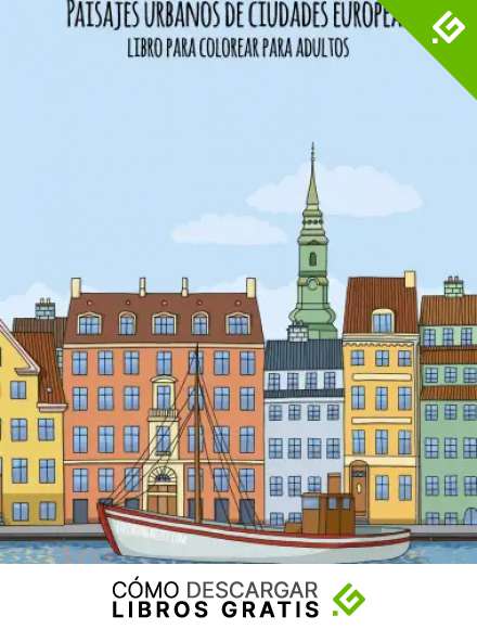 Paisajes urbanos de ciudades europeas libro para colorear para adultos: 1