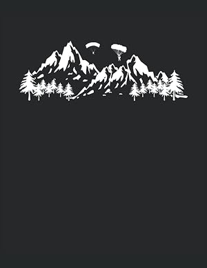Parapente de monta&ntilde;a Parapente de monta&ntilde;a: Cuaderno | Puntos, Carta (21,59 x 27,94 cm), 120 p&aacute;ginas, papel crema, cubierta mate