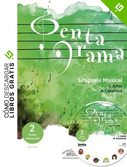 Pentagrama Lenguaje Musical Elemental 2 (libro en castellano) Nueva edici&oacute;n (B.3229)
