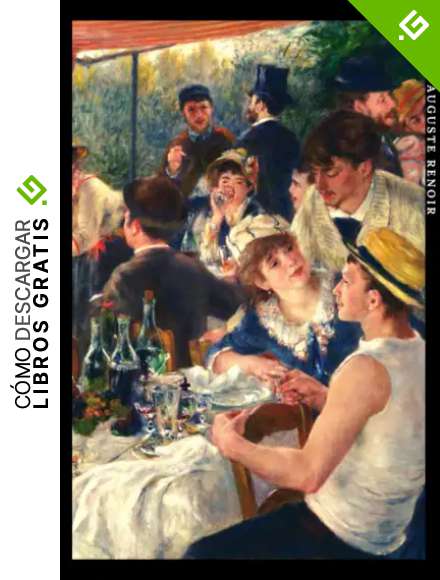 Pierre-Auguste Renoir: El almuerzo de los remeros. Cuaderno de notas. Design art&iacute;stico y elegante.