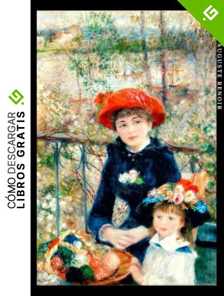 Pierre-Auguste Renoir: En la Terraza (Dos Hermanas). Cuaderno de notas. Design art&iacute;stico y elegante.