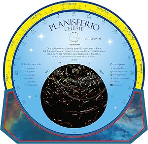 Planisferio celeste. Dos caras. Reversible. Castellano. Editorial Mapiberia &amp; Global Mapping.
