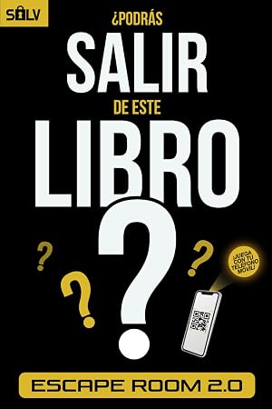 &iquest;Podr&aacute;s salir de este libro?: Libro Escape Room para adultos con acertijos y rompecabezas interactivos, para jugar solo o en equipo