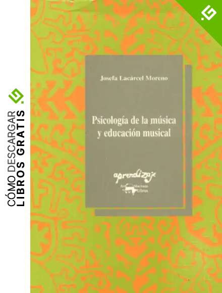 Psicolog&iacute;a de la m&uacute;sica y educaci&oacute;n musical (Aprendizaje)