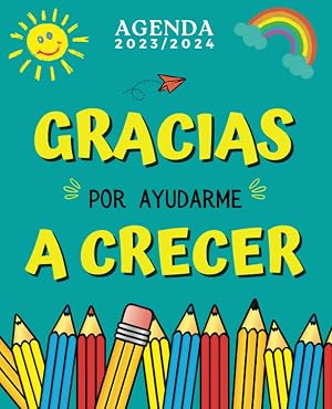 Regalos Originales Para Profesores: Organizador Planificador Semanal y mensual |Agenda maestro y maestra | una Semana en 2 P&aacute;ginas |