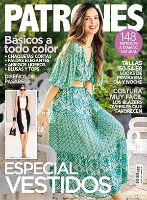 Revista Patrones #444 | Especial vestidos. B&aacute;sicos a todo color