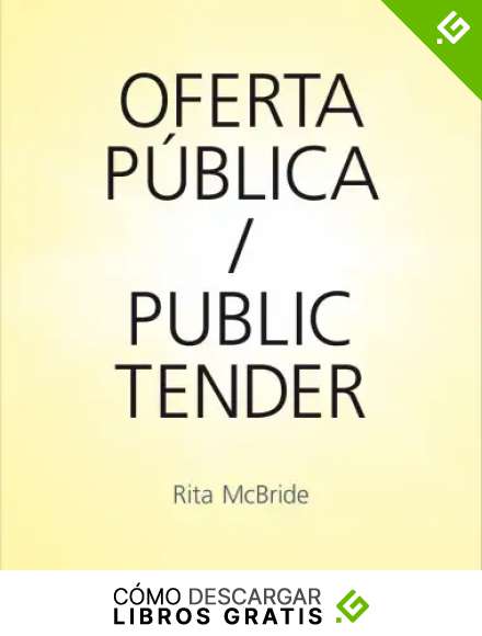 Rita McBride, Oferta publica = Public tender (MUSEU D'ART CONTEMPORANI DE BARCELO)