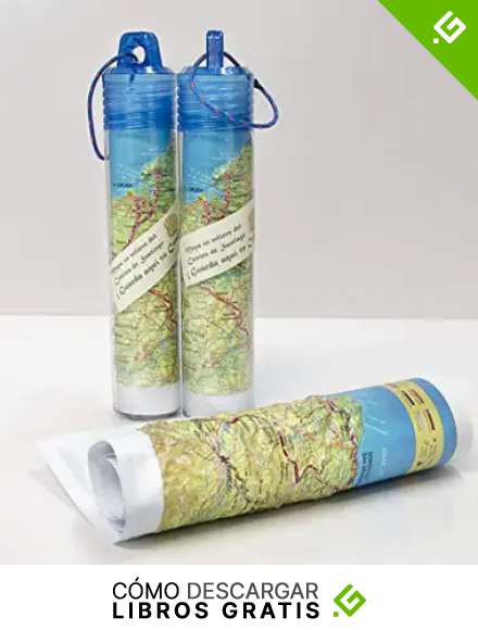 Roll Relief Map Camino de Santiago