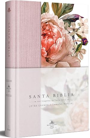 Santa Biblia / Holy Bible: Biblia Reina Valera 1960, Pink, rosada con flores, Tamano Manual