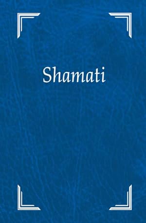 Shamati (He escuchado): Edici&oacute;n nueva y en letra grande