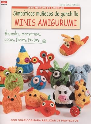 Simp&aacute;ticos Mu&ntilde;ecos De Ganchillo Minis Amigurumis - N&uacute;mero 4
