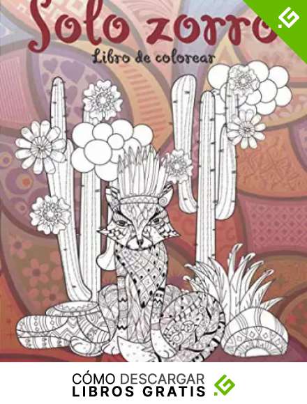 Solo zorro - Libro de colorear