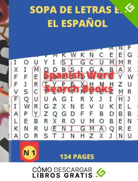 Sopa De Letras En Espa&ntilde;ol: Spanish Word Search Books