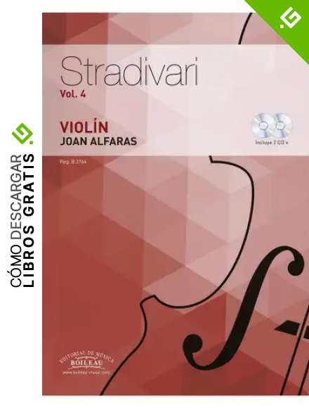 Stradivari vol. 4 - Viol&iacute;n (castellano) - B.3764