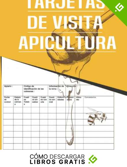 Tarjetas De Visita Apicultura: Libreta o cartilla Fichas de control de colmenas profesional Granjero de abejas libro apicultura / registro regalo ... Paginas, 22x28 CM, Soft Cover, acabado Mate