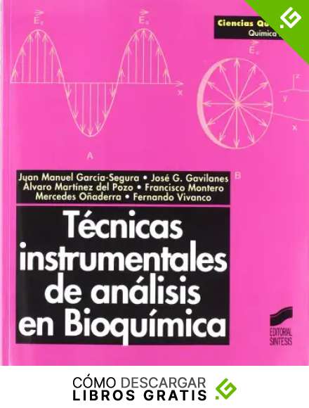 T&eacute;cnicas instrumentales de an&aacute;lisis en Bioqu&iacute;mica
