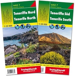 Tenerife norte y sur 1:50.000 (2 mapas) (Wander Karte)