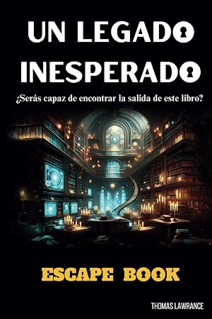 UN LEGADO INESPERADO ESCAPE BOOK: Escape Room para adultos con acertijos y rompecabezas interactivos - Resuelve misterios y juegos de l&oacute;gica. Juega solo, en familia o en equipo