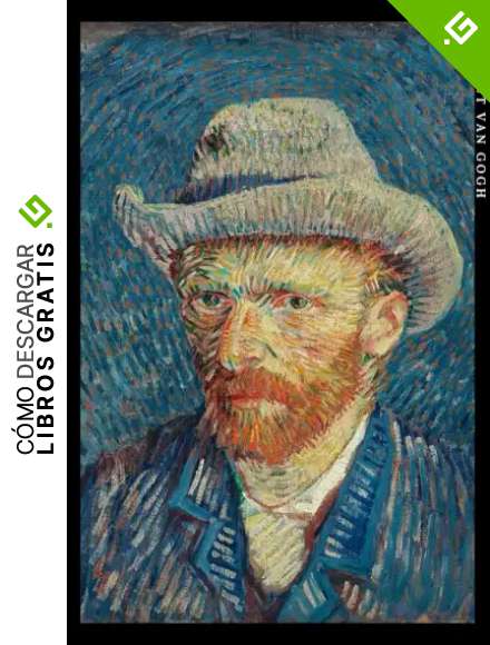Vincent van Gogh: Autorretrato con sombrero de fieltro gris. Cuaderno de notas. Design art&iacute;stico y elegante.