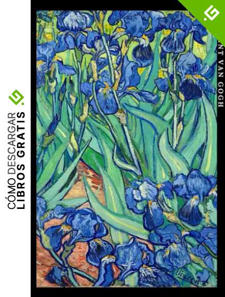 Vincent van Gogh: Los Lirios. Cuaderno de notas. Design art&iacute;stico y elegante.