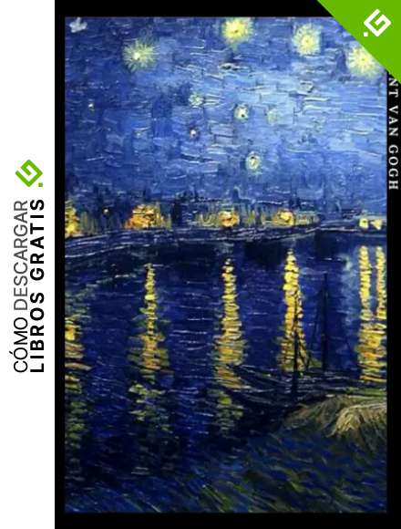 Vincent van Gogh: Noche estrellada sobre el R&oacute;dano. Cuaderno de notas. Design art&iacute;stico y elegante.