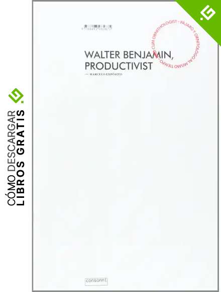 WALTER BENJAMIN PRODUCTIVISTA (PROYECTOS)